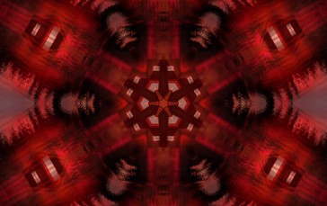 Rhombuses, Glitch, Red Abstraction, Abstract Wallpaper