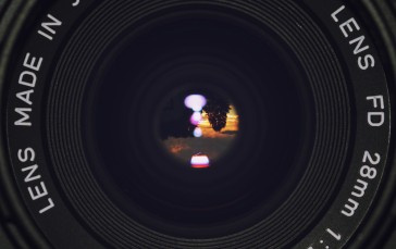 Camera Lens, Macro, Mirror, Reflection Wallpaper