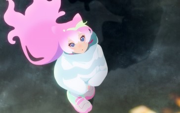 Anime Girls, Pink Wallpaper