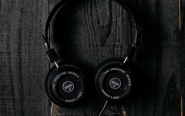 Black Headphones, Gadget, Electronic, Audio Equipment Wallpaper