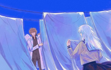 Sound Horizon, Lucius, Illia, Laundry, Anime Couple, Romance Wallpaper
