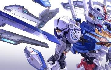 Gundam, Gundam Aerial, Mechs, Anime, Mobile Suit Gundam THE WITCH FROM MERCURY Wallpaper