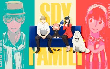 Spy X Family, Anya Forger, Loid Forger, Yor Forger, Smiling Wallpaper