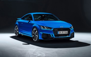Audi Tt Rs Coupe, Luxury Cars, Blue, Shadow Wallpaper