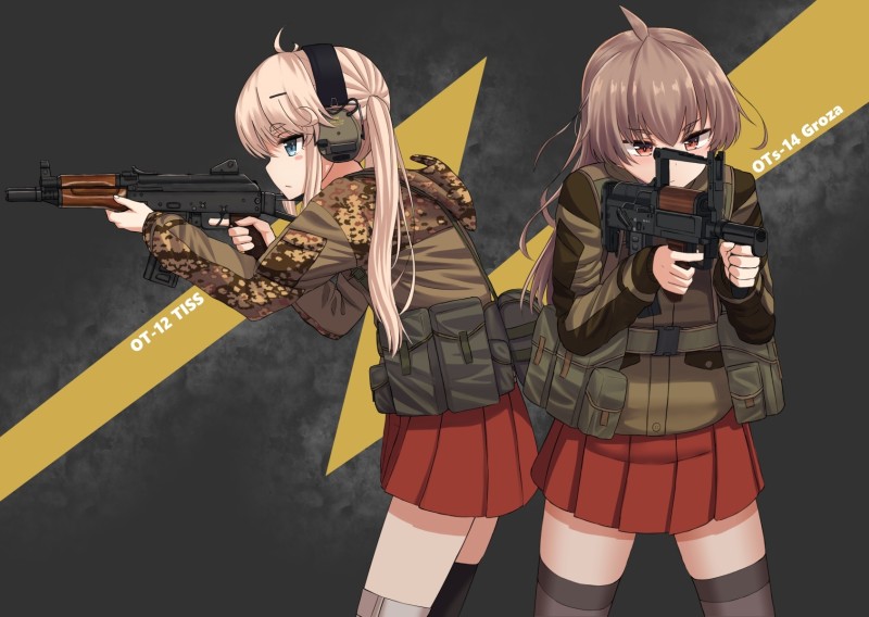 Anime Girls, Military Uniform, Headphone, Anime Wallpaper