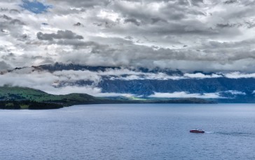 Landscape, 4K, New Zealand, Nature, Clouds, Water Wallpaper