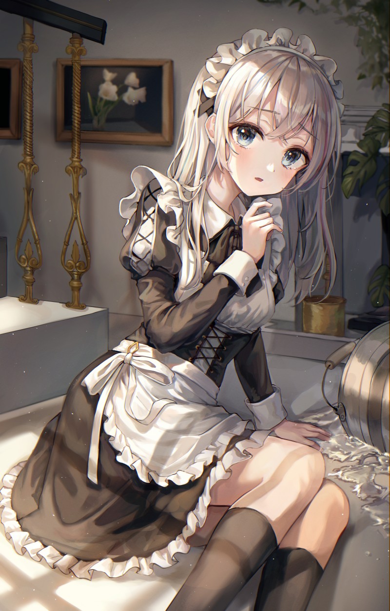 Maid Outfit, Maid, Anime, Anime Girls Wallpaper