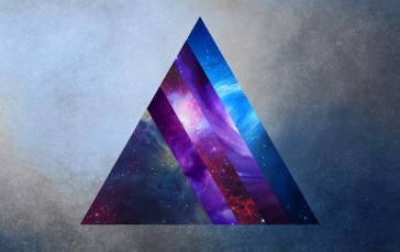 Triangle, Nebula, Shape, Space Wallpaper