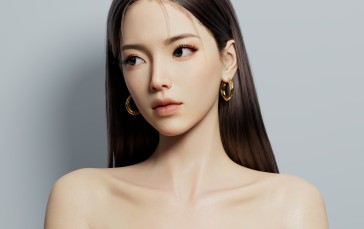 Ling Jie Zeng, CGI, Women, Asian Wallpaper