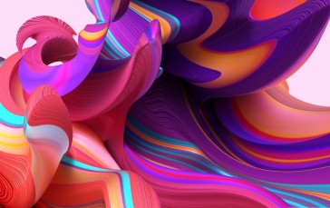 Pastel Colors, Spiral, Abstraction, Abstract Wallpaper
