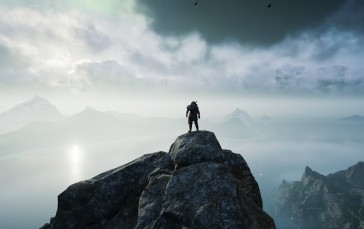 Assassin’s Creed: Valhalla, Vikings, Ubisoft, Video Games, Clouds Wallpaper