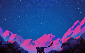 Animals, Mountains Wallpaper