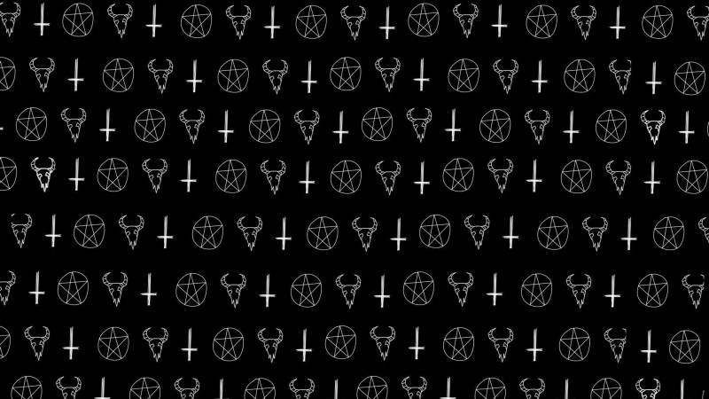 Pattern, Symbols, Satanic, Pentagram Wallpaper