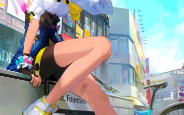 Anime, Anime Girls, Shoes, Sunglasses Wallpaper