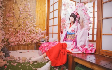 CherryNeko, Women, Model, Asian Wallpaper