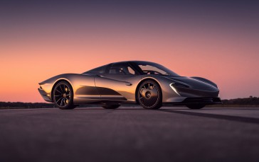 Mclaren Speedtail, Concept Design, Sunset, Hyper-gt, Silver, Vehicle Wallpaper