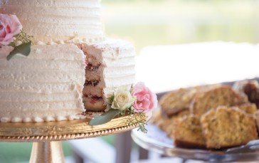 Wedding Cake, Dessert, Sweets, Creamy, Food Wallpaper