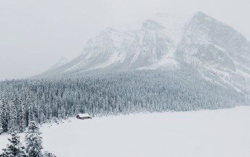 Nature, Snow, Trees, Mountains Wallpaper