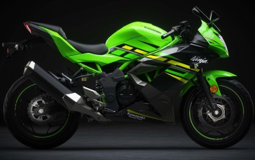 Kawasaki Ninja 125, Green, Motorcycle, Vehicle Wallpaper