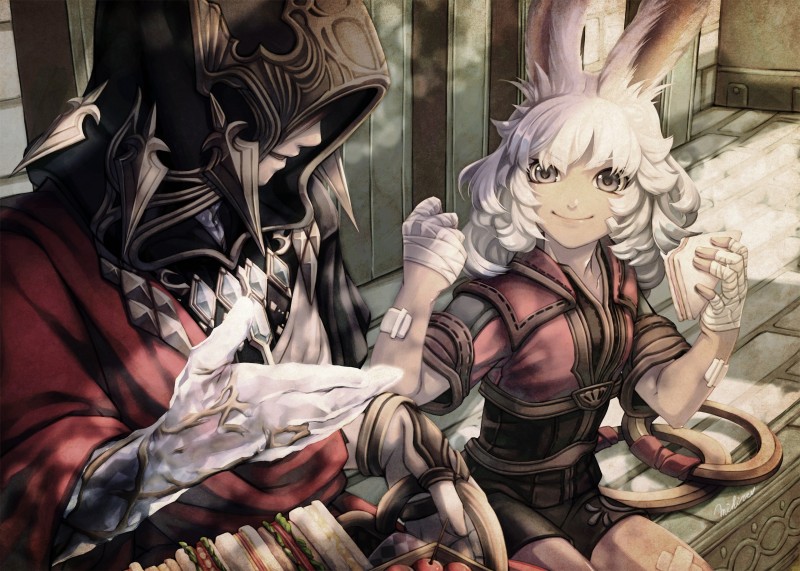 Lyna, Crystal Exarch, Final Fantasy Xiv, Anime Games, Hoodie, Bunny Ears Wallpaper