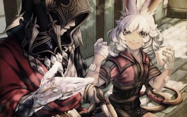 Lyna, Crystal Exarch, Final Fantasy Xiv, Anime Games, Hoodie, Bunny Ears Wallpaper