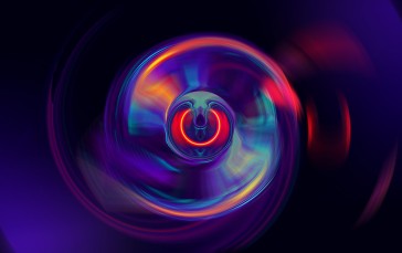 Blurry Spiral, Nested Circles, Abstract Wallpaper