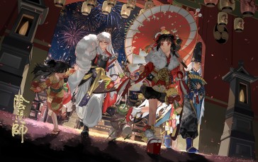 Inuyasha, Jaken, Sesshoumaru, Anime Wallpaper