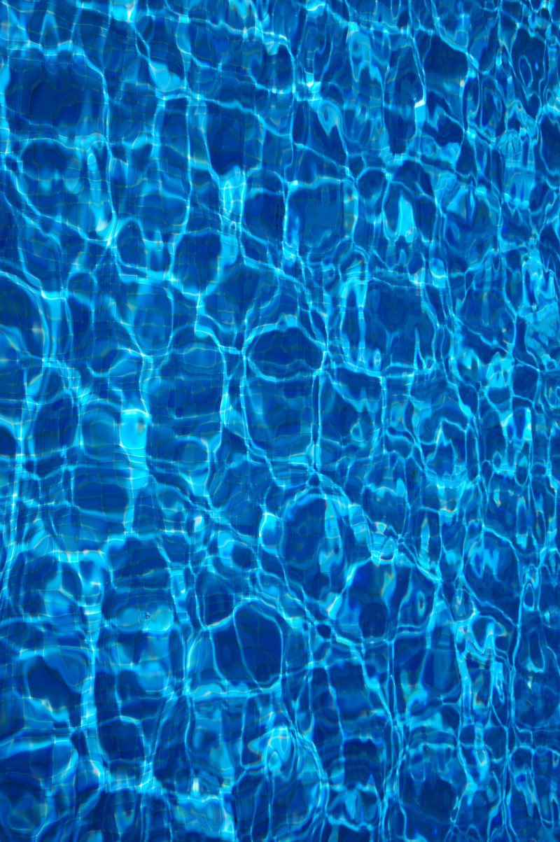 Pool Surface, Blue Texture, Nature Wallpaper