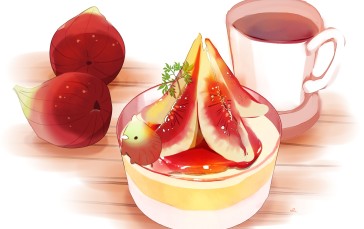 Anime Food, Drinks, Fruits, Tea, Anime Wallpaper