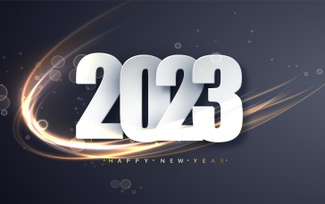 New Year, Christmas, 2023 (year), Holiday Wallpaper