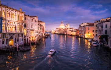 Italy, Canal, Venice, Architecture, Boats, City Wallpaper