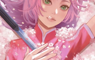 Haruno Sakura, Pink Hair, Naruto, Anime Wallpaper