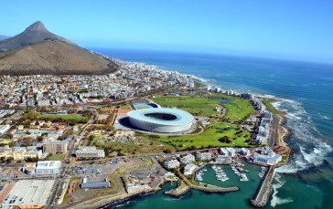 Cape Town, South Africa, Stadium, Mountain Wallpaper