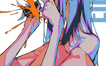 Nico Tina, Minimalism, Anime Girls, Cigarettes Wallpaper
