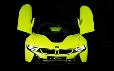 Bmw I8 Roadster Limelight Edition, Yellow Sport Cars, Front View, Vehicle Wallpaper