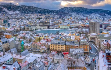 Norway, Cityscape, Rooftops, Oslo Wallpaper