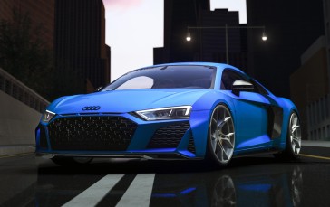 Car, Audi, Blue, Blue Cars Wallpaper