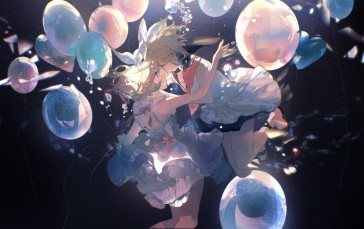 Anime, Anime Girls, Balloon Wallpaper