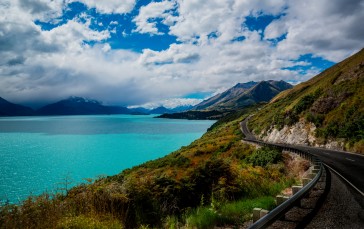 4K, Landscape, New Zealand, Clouds Wallpaper