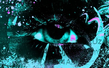 Eyes, Cyberpunk 2077, Digital Art, Artwork Wallpaper