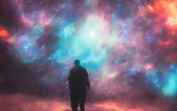 Space, Nebula, Digital Art, AI Art Wallpaper