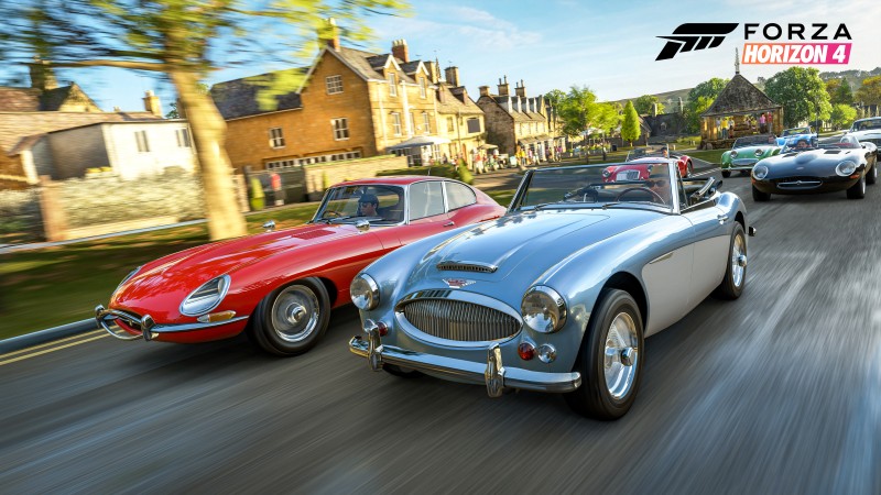 Forza Horizon 4, Video Games, Forza, Racing, Oldtimers, Red Cars Wallpaper
