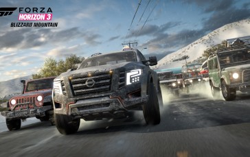 Forza Horizon 3, Video Games, Car, Road, Snow, Logo Wallpaper