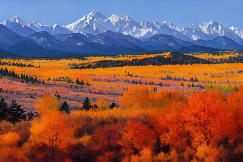 Fall, Colorado, Rocky Mountains, Valley Wallpaper