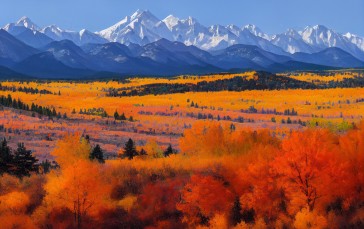 Fall, Colorado, Rocky Mountains, Valley Wallpaper