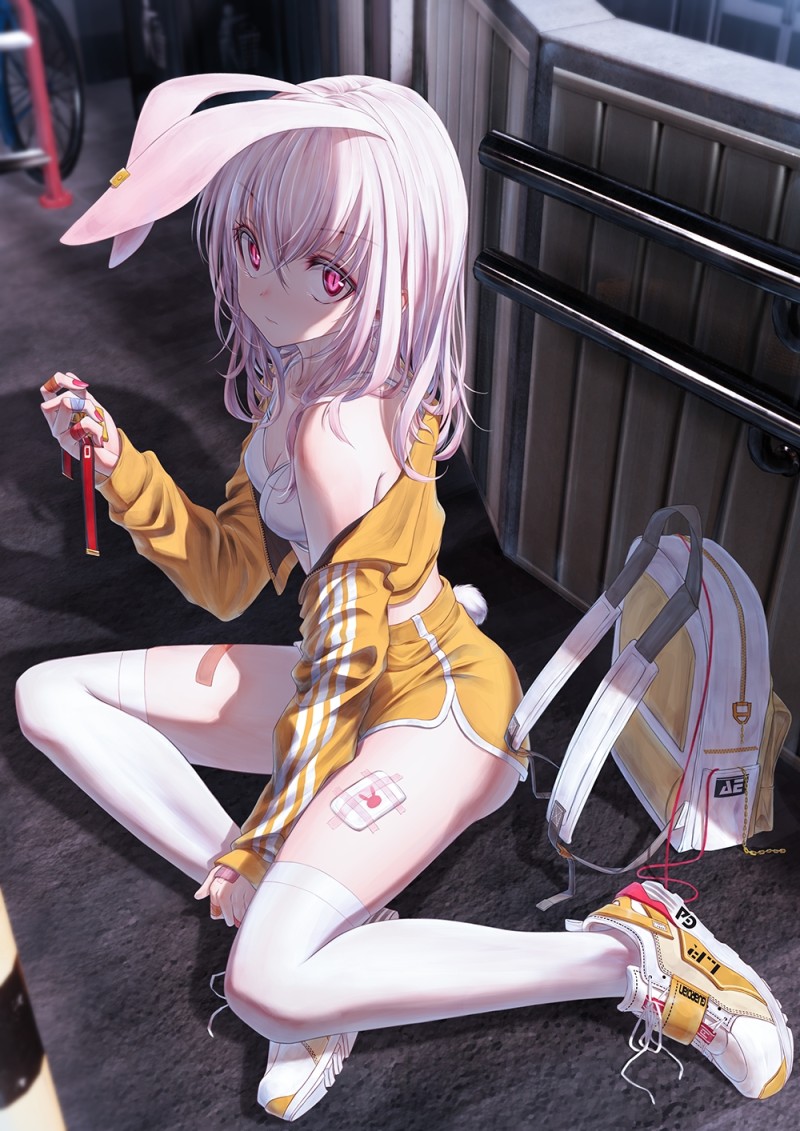 Anime, Anime Girls, Bae.C, Bunny Ears, Bunny Girl, Bunny Tail Wallpaper