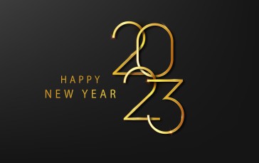 New Year, 2023 (year), Numbers, Holiday Wallpaper