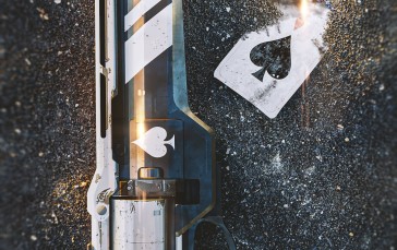 Gun, Destiny (video Game), Top View, Cards Wallpaper