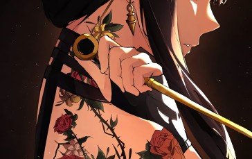 Anime, Anime Girls, Yor Forger, Spy X Family, Tattoo Wallpaper