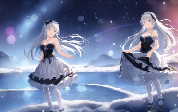 Anime, Anime Girls, Original Characters, AI Art, Novel Ai Wallpaper
